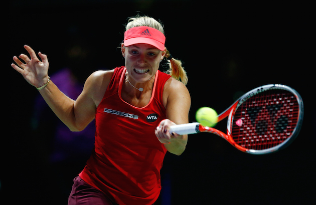 Kerber stende Kvitova