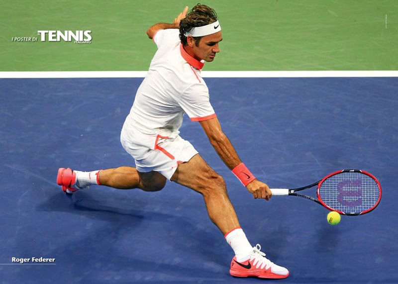 Roger Federer protagonista del nostro poster