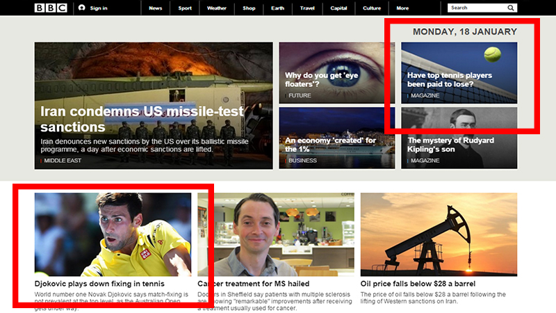 Uno scoop senza (apparenti) novità