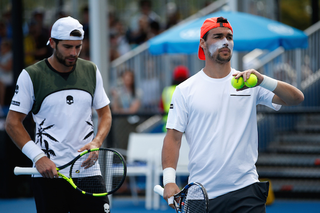 Out Bolelli e Fognini campioni in carica nel doppio
