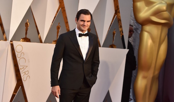 Roger Federer alla Notte degli Oscar