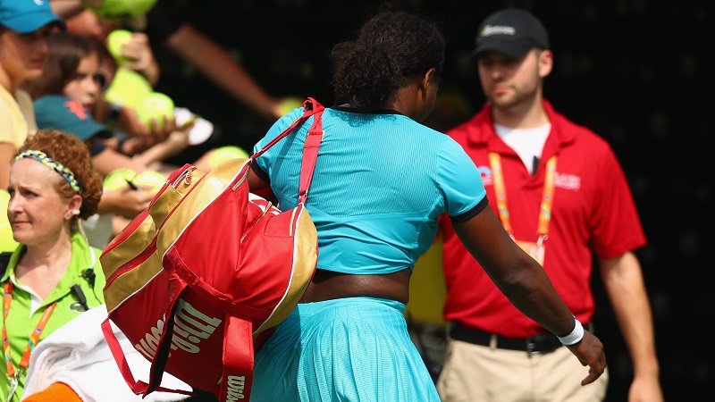 Serena Williams e quella brutta abitudine…