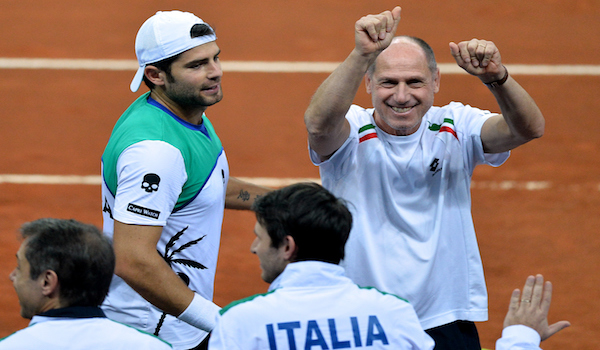 L’Italia di Davis batte il cinque