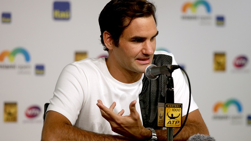Federer e il bagnetto delle gemelle
