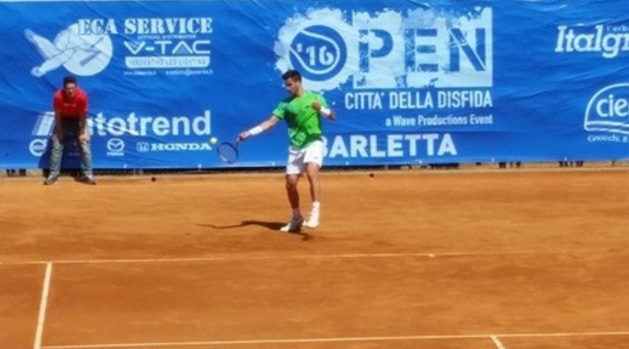 Barletta Challenger: Pellegrino ko, Gisutino e Sonego ok; in tabllone subito Mager-Giannessi
