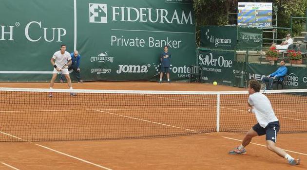 Caruso e Volandri ko, Donati e Napolitano in finale nel doppio