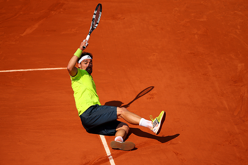 Parte Fognini, arriva Lorenzi. Derby senza storia