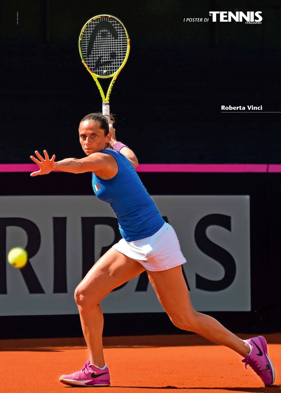 Roberta Vinci protagonista del nostro poster di maggio