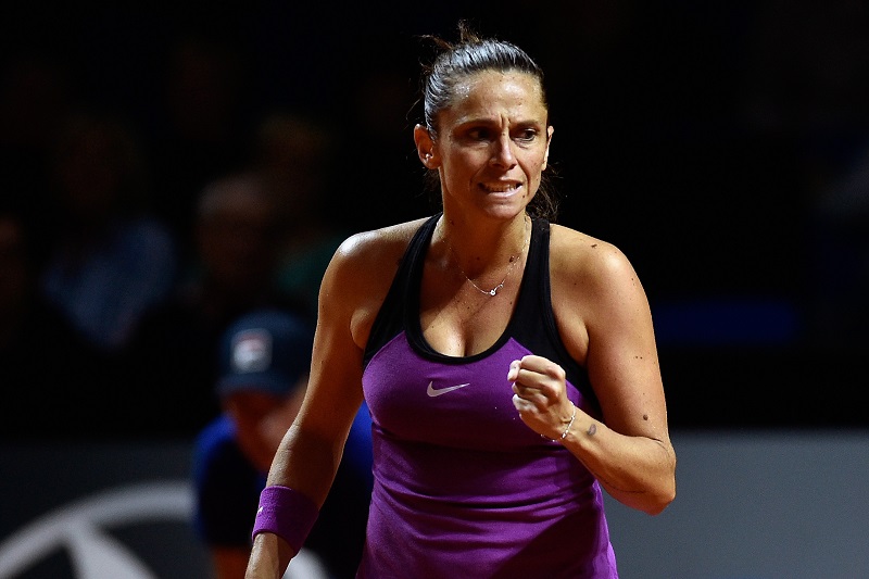Roberta Vinci detta legge a Stoccarda
