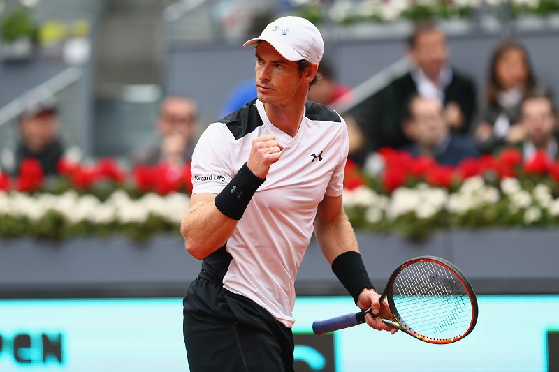 Murray guasta la festa ai madrileni