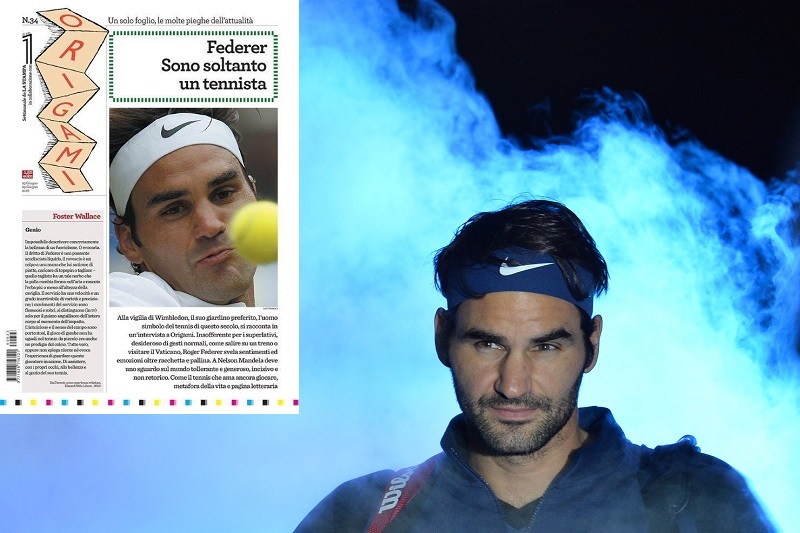 Un Origami al profumo di Roger Federer