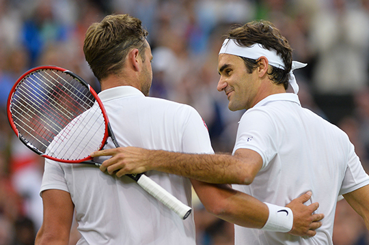 “Willbomb” fa festa a casa Federer
