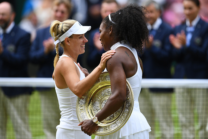 L’omaggio di Angie: “non ho perso io, ha vinto Serena”