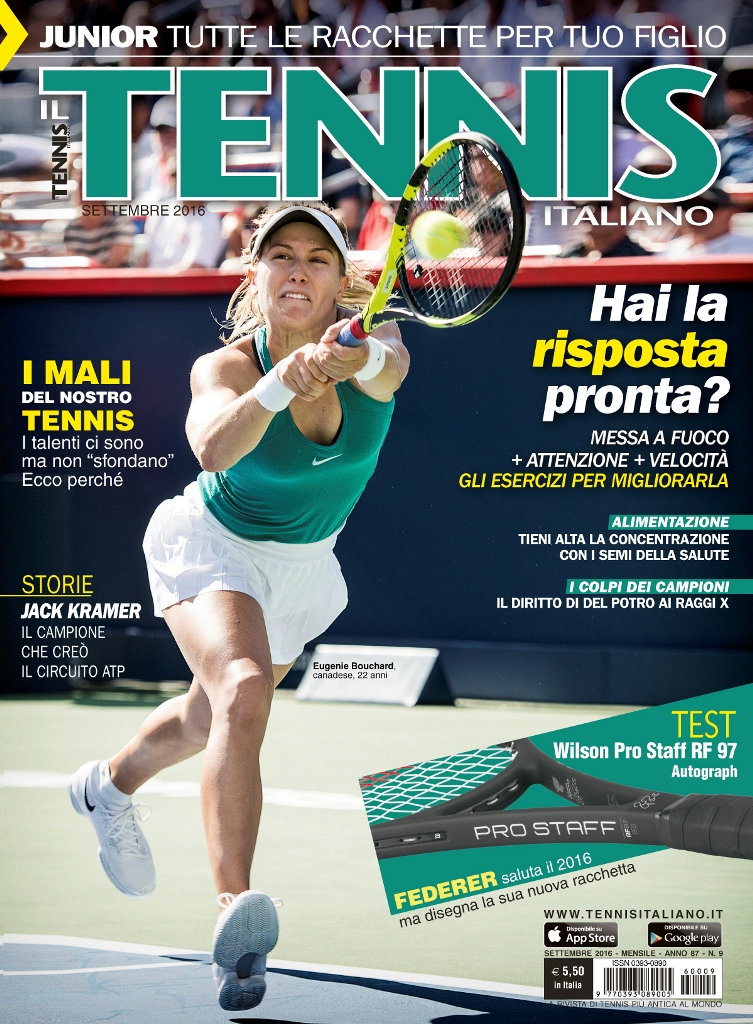 Il Tennis Italiano di Settembre è disponibile