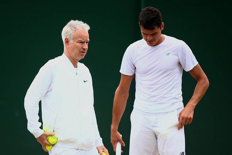 McEnroe non seguirà Raonic allo Us Open