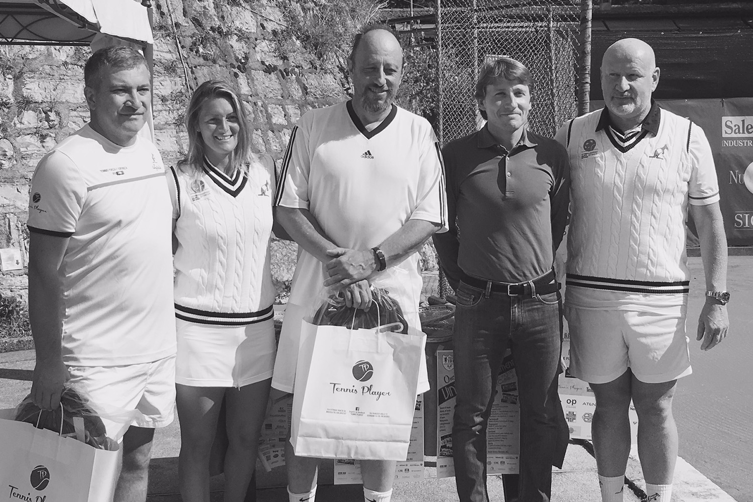 Tennis d’antan al castello di Brescia