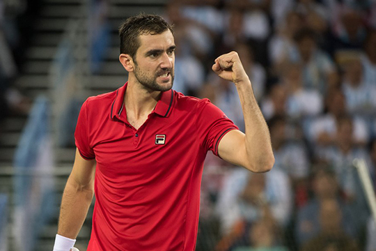 Cilic si risveglia in tempo, ma l’Argentina ride