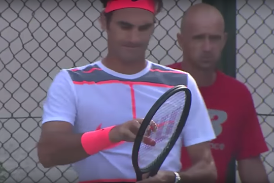 Federer: l’allenamento social è un successone