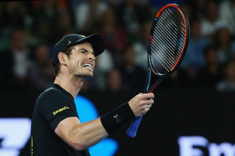 Neanche una distorsione ferma Andy Murray