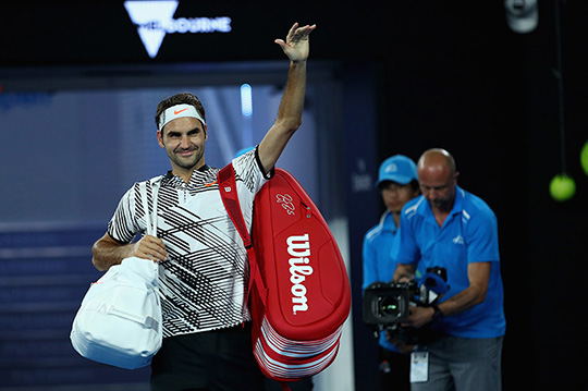 A intermittenza, ma è sempre Federer
