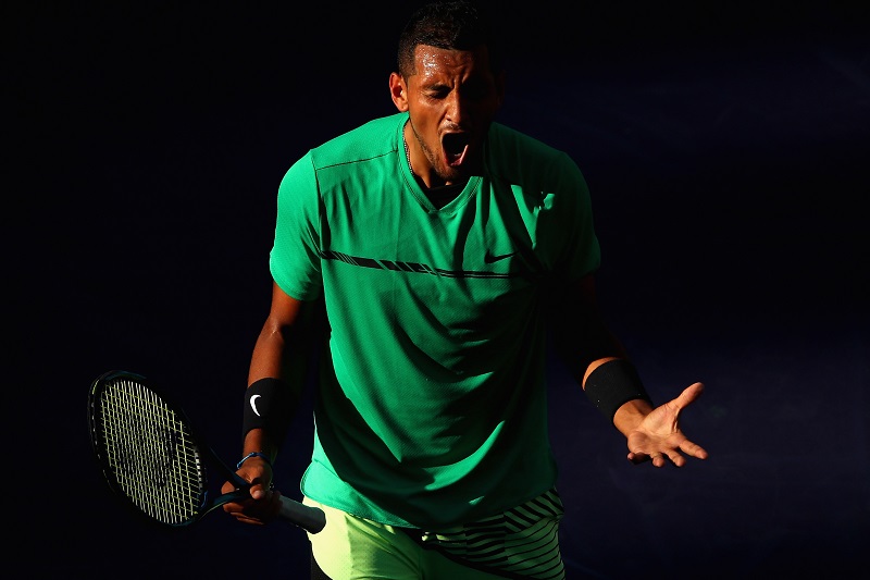 La stella di Kyrgios brilla nel deserto