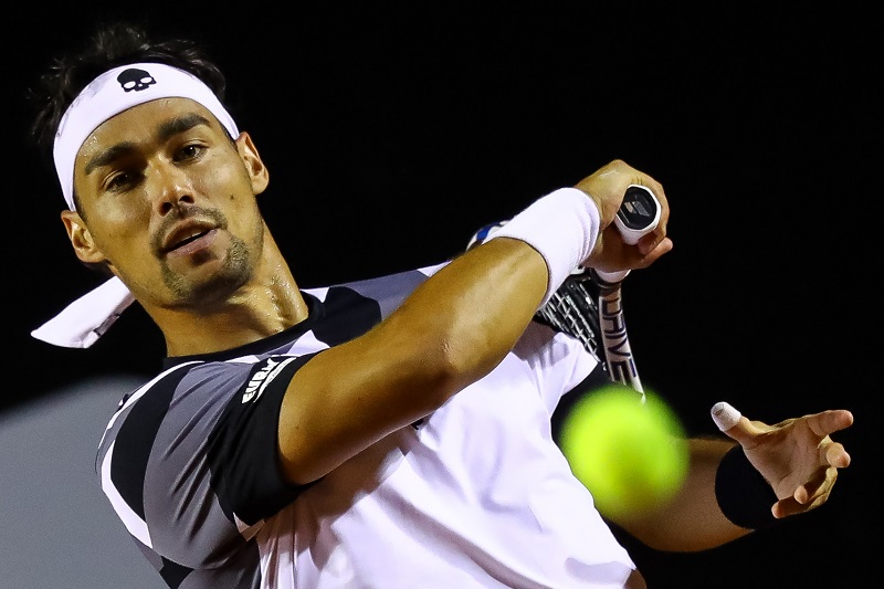 Fognini si sveglia in tempo. Avanti anche Lorenzi