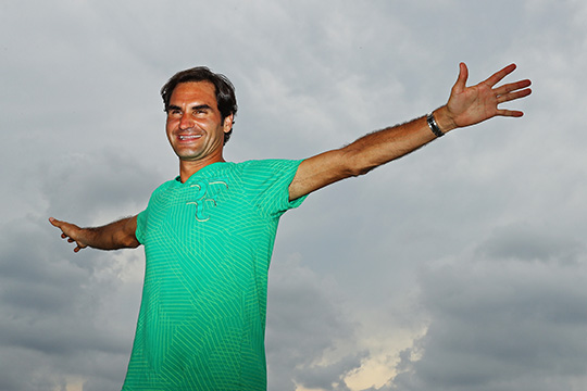 Roger Federer, tre mesi da supereroe