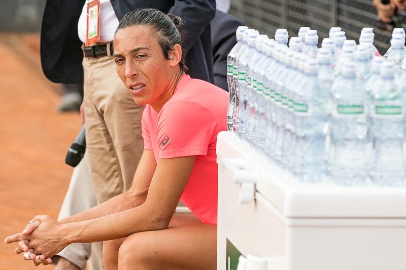 Francesca rimanda le polemiche, le hostess, il cane di Isner…