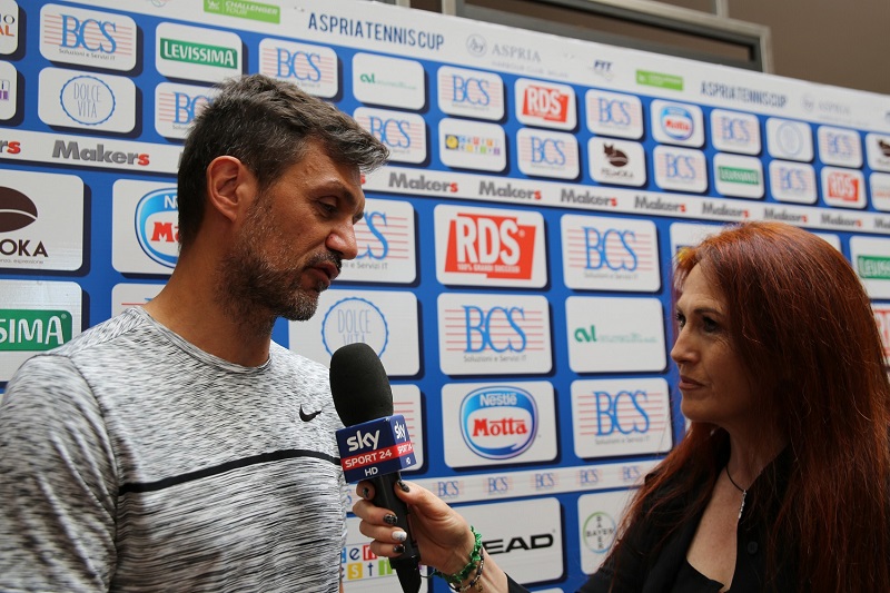 Paolo Maldini abbraccia l’Aspria Tennis Cup