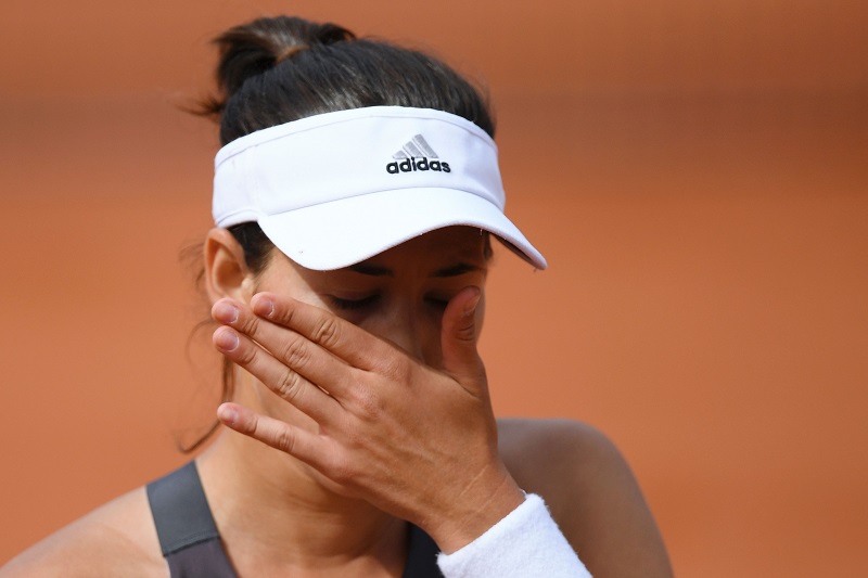 Muguruza perde e scoppia e in lacrime