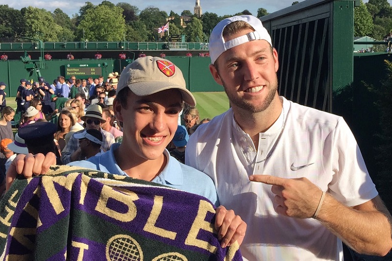 L’asciugamano conteso di Jack Sock