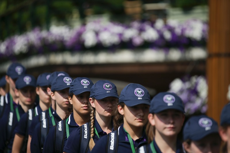 Wimbledon, corsi extra per i raccattapalle?
