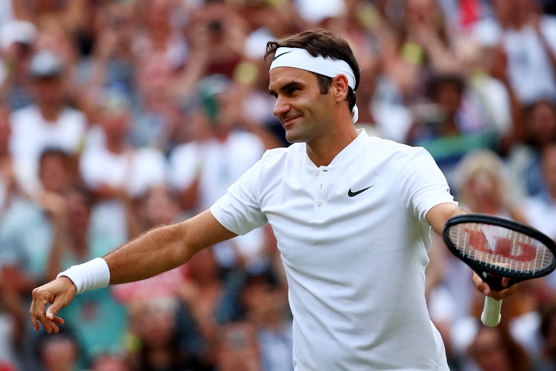 La quindicina verde di Roger Federer