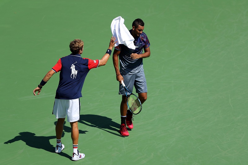 Kyrgios molla: “Non ho voglia di lavorare”