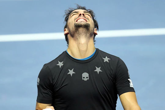 Fognini testa e cuore, è in finale!
