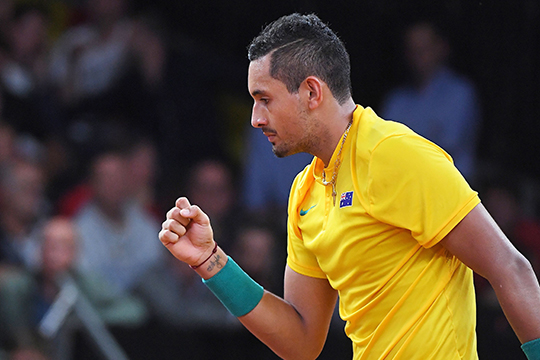In Coppa Davis è tutto un altro Kyrgios