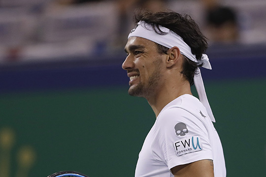 Nadal va come un treno, Fognini può solo guardare