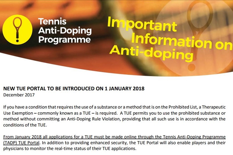 Doping: nuove regole per richiedere il TUE