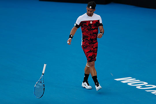 Fognini illude, poi si spegne: vince Medvedev