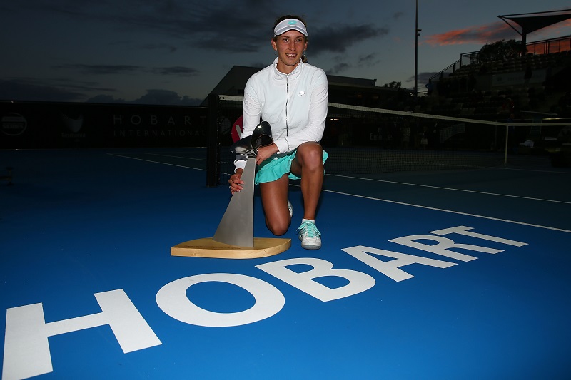 A Hobart, la maga della pioggia è Elise Mertens