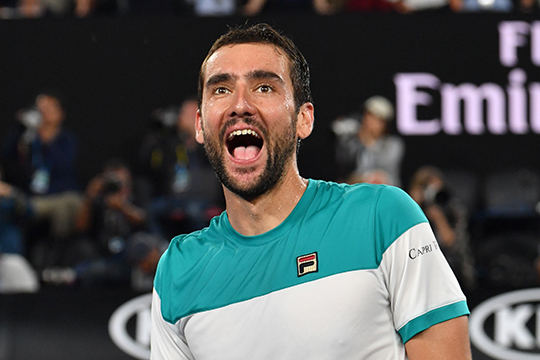 Quando vede un varco, Cilic non sbaglia mai