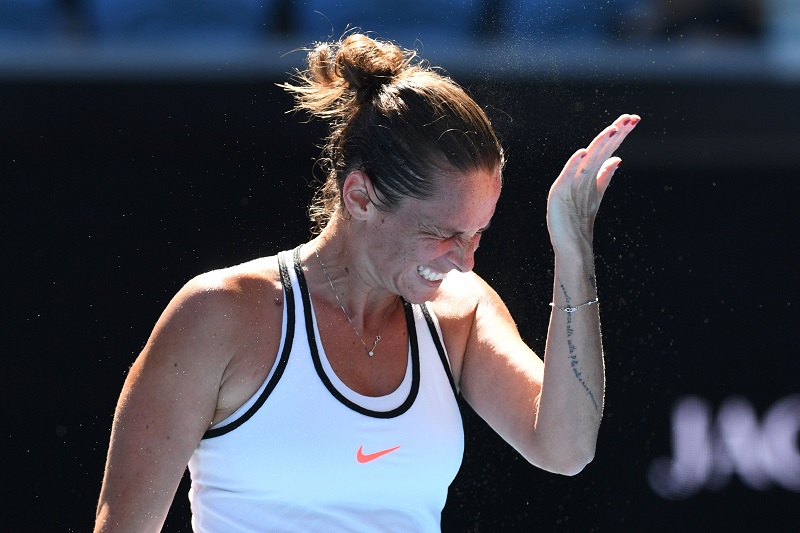 La malinconica notte di Roberta Vinci