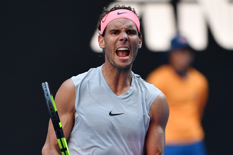Rafa Nadal non smette mai di combattere
