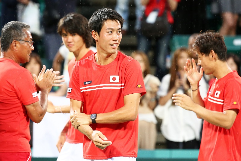 Niente Giappone-Italia per Kei Nishikori