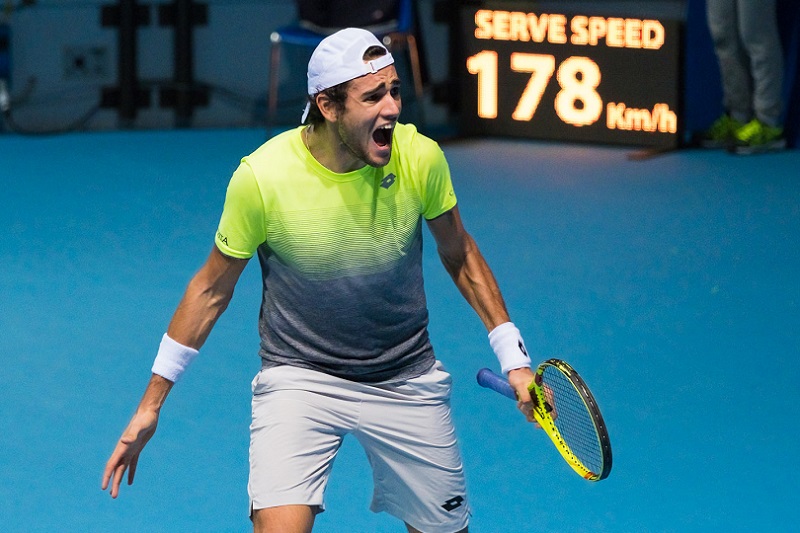 Bergamo azzurra: finale Berrettini-Napolitano