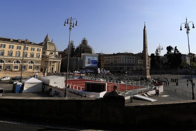 Gli Internazionali sbarcano in Piazza del Popolo