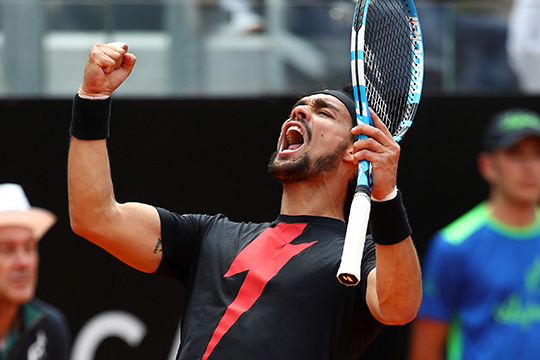 Fab Fognini: altra meraviglia al Foro