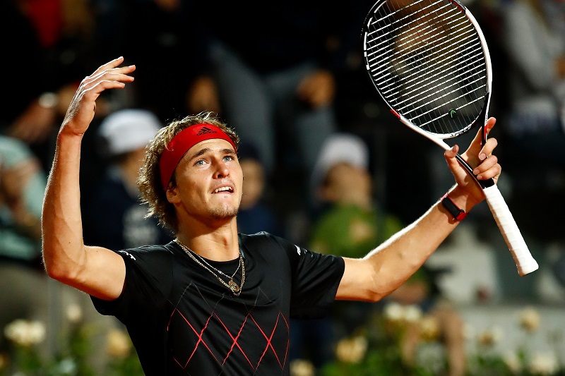 Sascha Zverev, il principe delle notti romane
