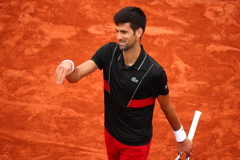 Djokovic, è bello lontano dai riflettori, vero?