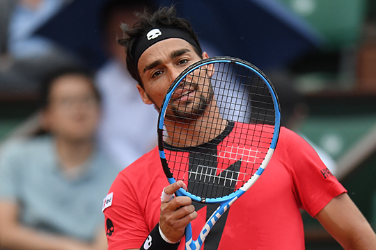 Cilic fa il big, a Fognini restano gli applausi